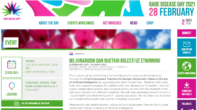 Rare Disease Day event